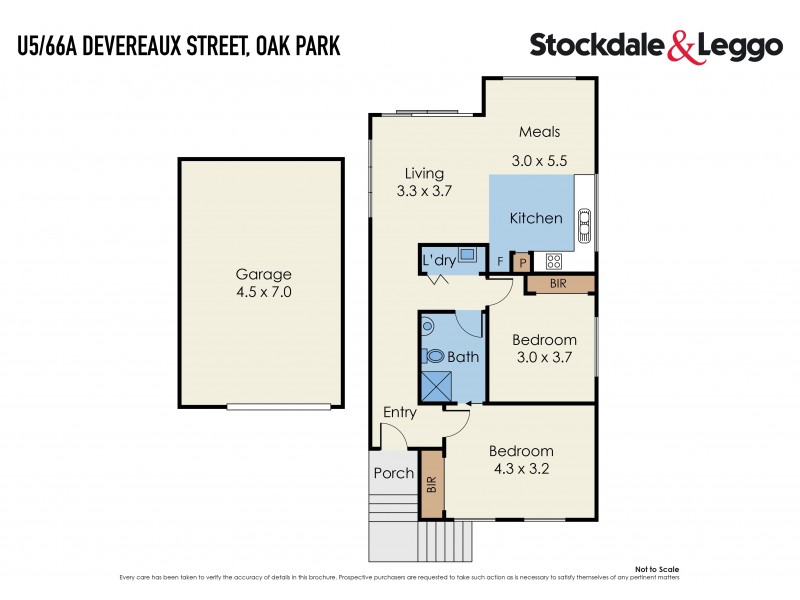 5/66A Devereaux Street, Oak Park VIC 3046 Floorplan