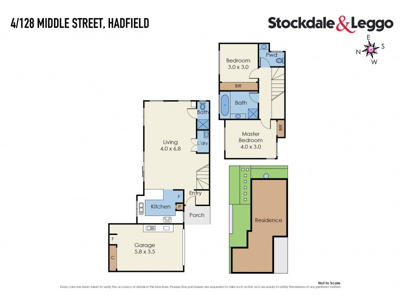 4/128 Middle Street, Hadfield VIC 3046 Floorplan