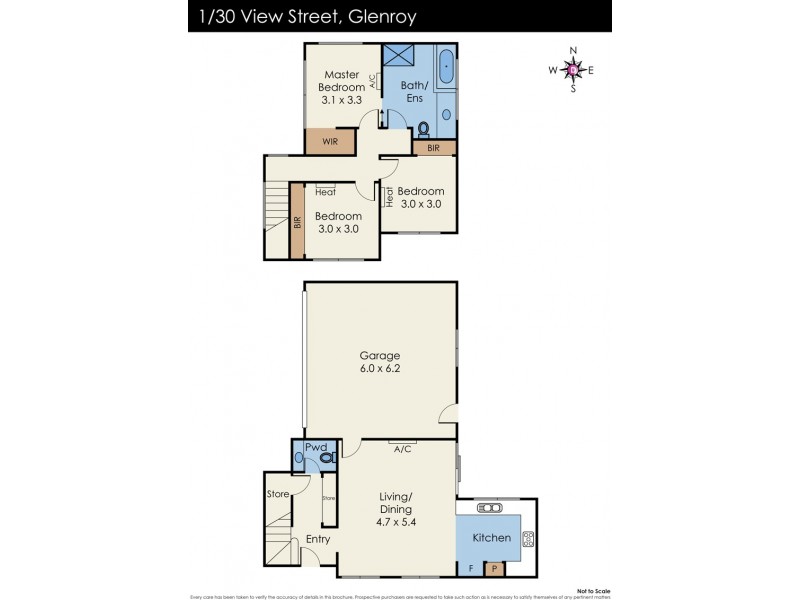 1/30 View Street, Glenroy VIC 3046 Floorplan