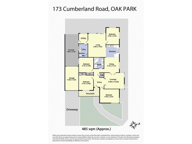 173 Cumberland Road, Pascoe Vale VIC 3044 Floorplan