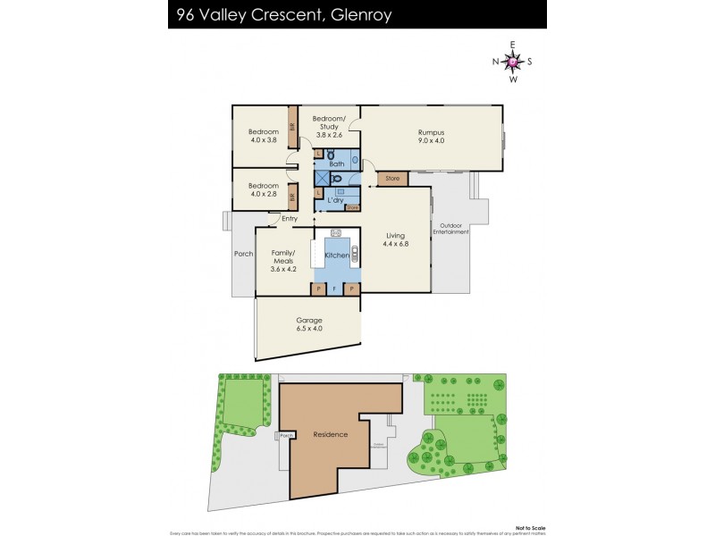 96 Valley Crescent, Glenroy VIC 3046 Floorplan