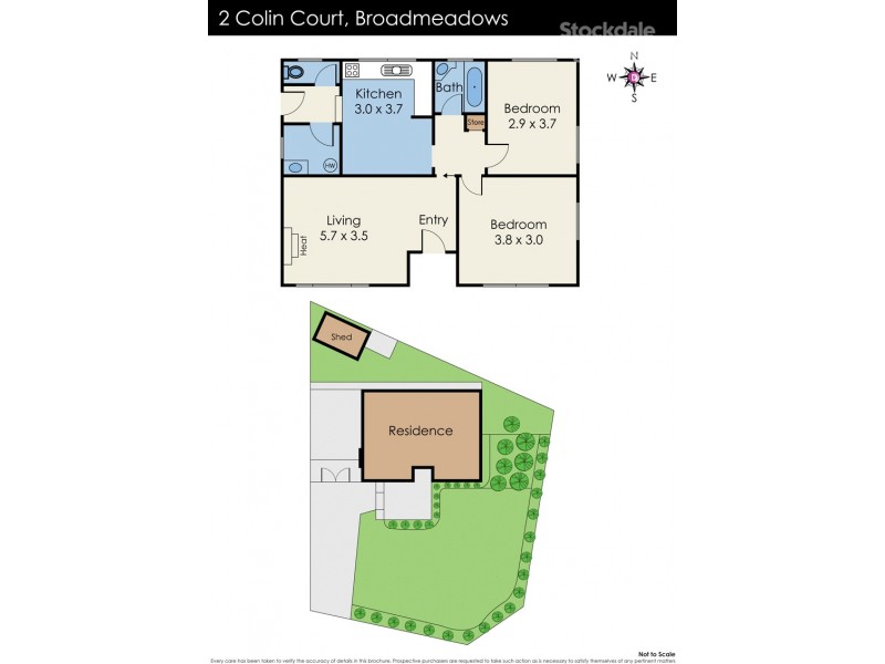 2 Colin Court, Broadmeadows VIC 3047 Floorplan