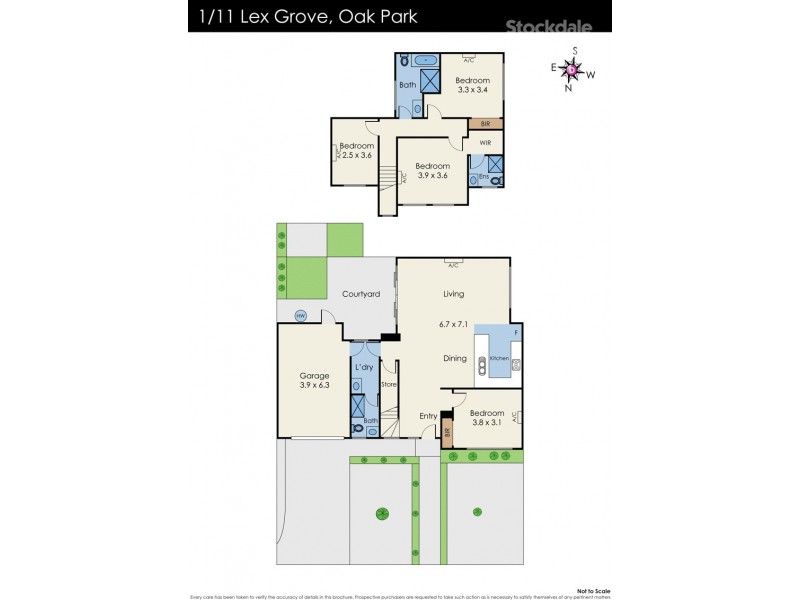 1/11 Lex Grove, Oak Park VIC 3046 Floorplan