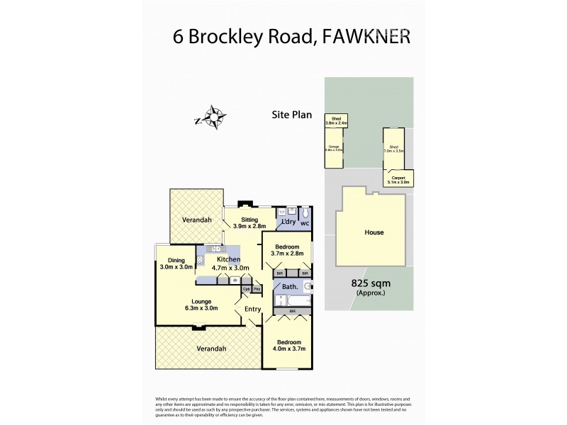 6 Brockley Road, Fawkner VIC 3060 Floorplan
