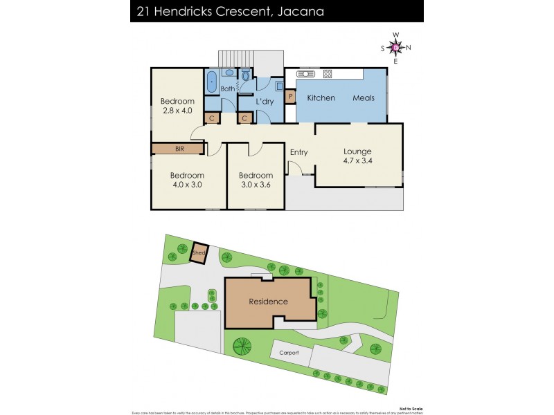 21 Hendricks Crescent, Jacana VIC 3047 Floorplan