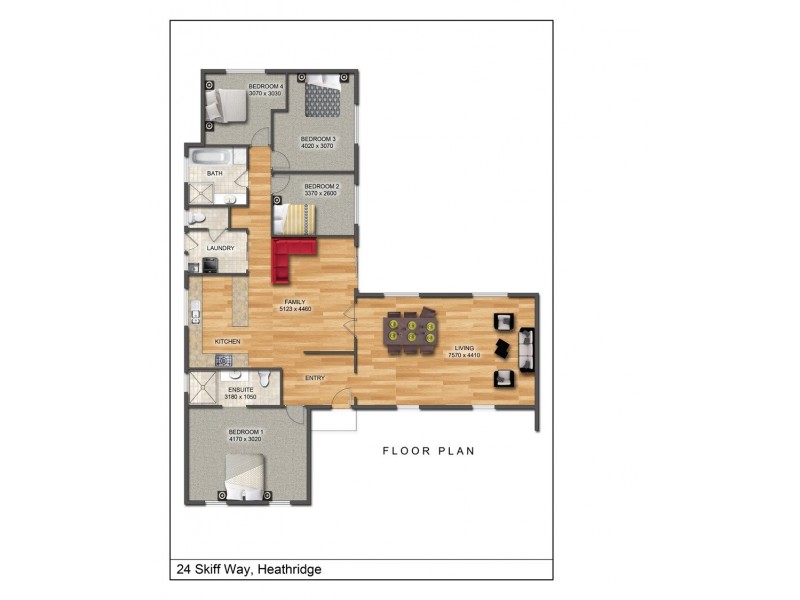 24 Skiff Way, Heathridge WA 6027 Floorplan