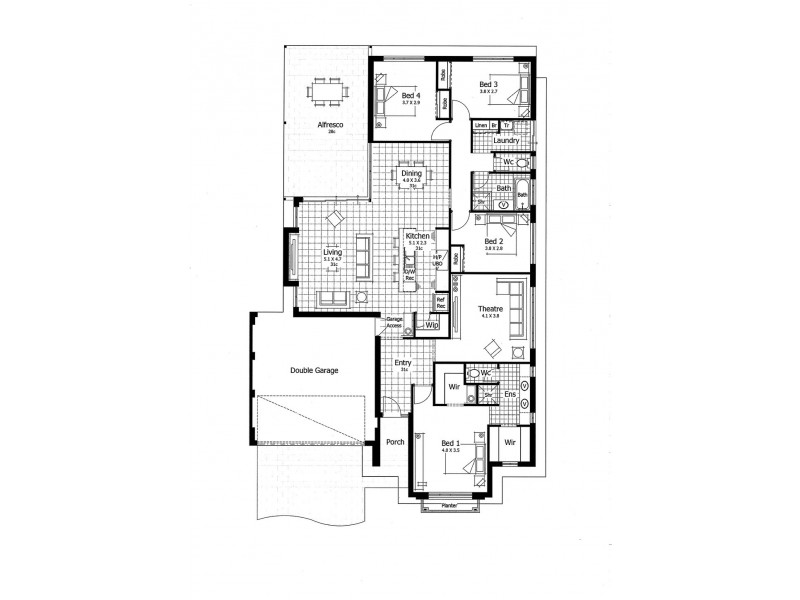 5 Semerwater Crescent, Aveley WA 6069 Floorplan