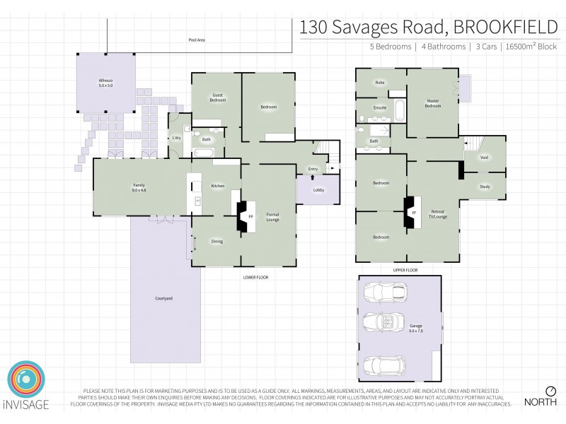 130 Savages Road, Brookfield QLD 4069 Floorplan