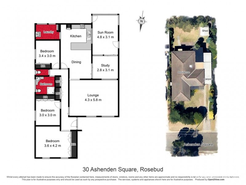 30 Ashenden Square, Rosebud VIC 3939 Floorplan