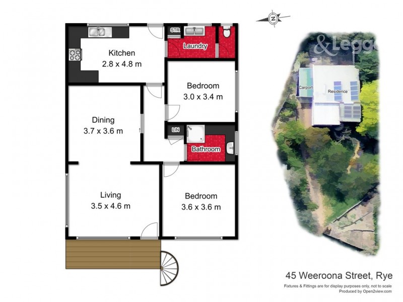 45 Weeroona Street, Rye VIC 3941 Floorplan