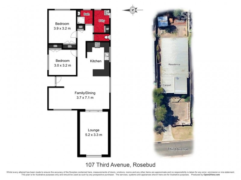 107 Third Avenue, Rosebud VIC 3939 Floorplan