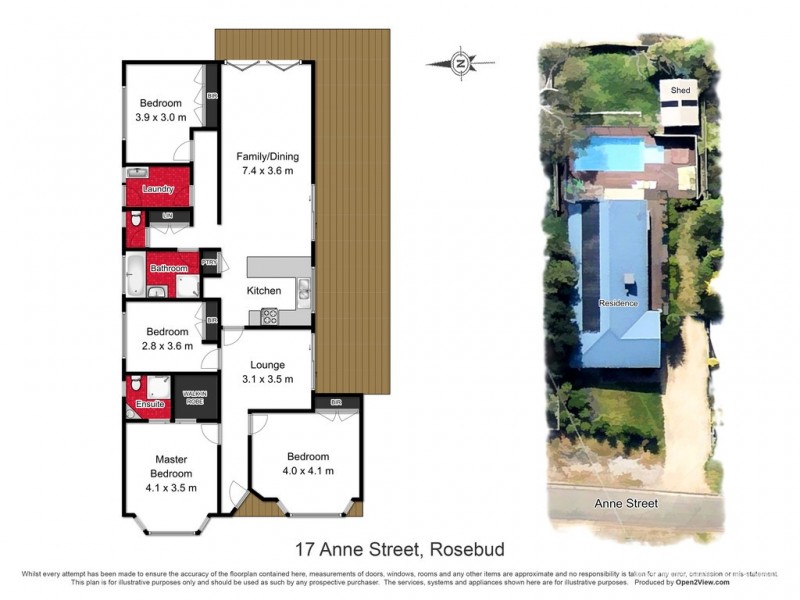 17 Anne Street, Rosebud VIC 3939 Floorplan