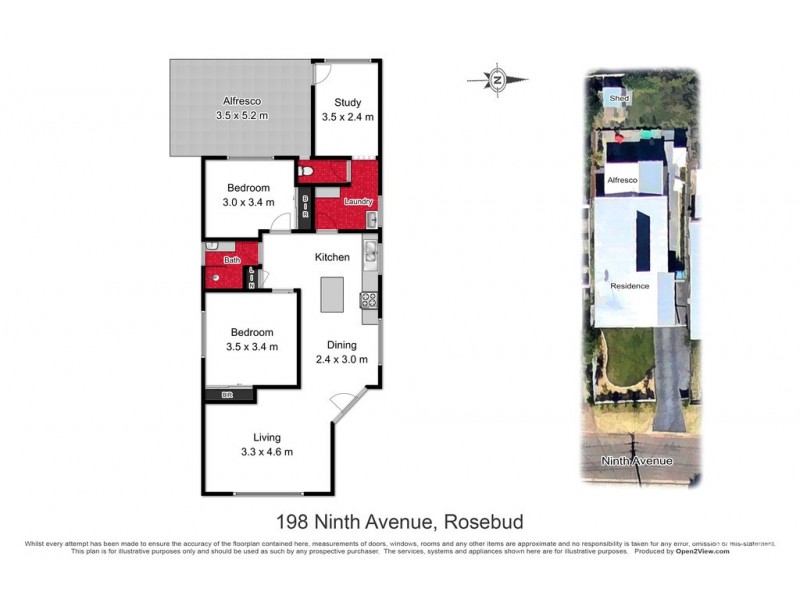 198 Ninth Avenue South, Rosebud VIC 3939 Floorplan