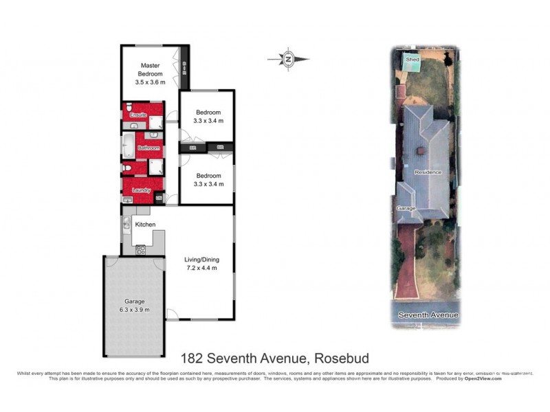 182 Seventh Avenue, Rosebud VIC 3939 Floorplan