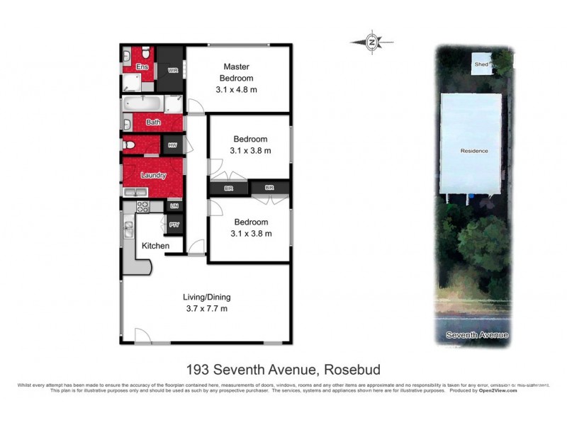 193 Seventh Avenue, Rosebud VIC 3939 Floorplan