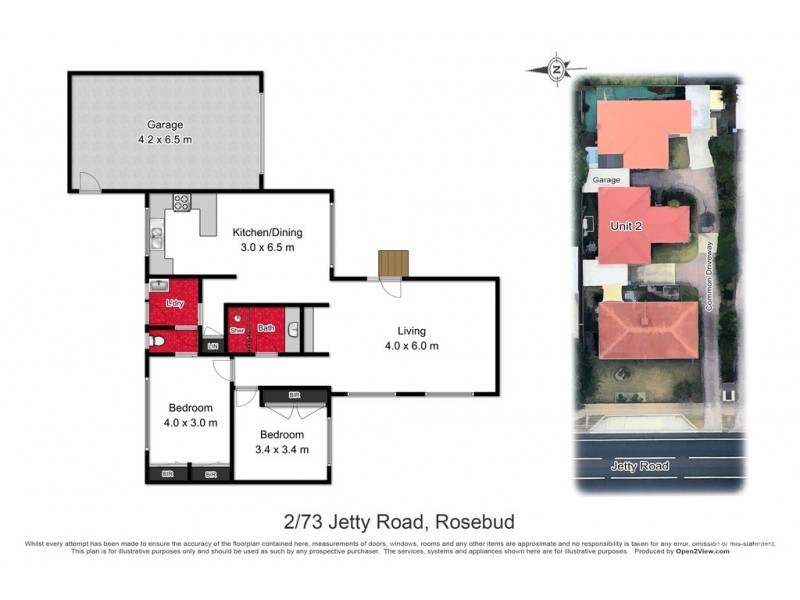 2/73 Jetty Road, Rosebud VIC 3939 Floorplan