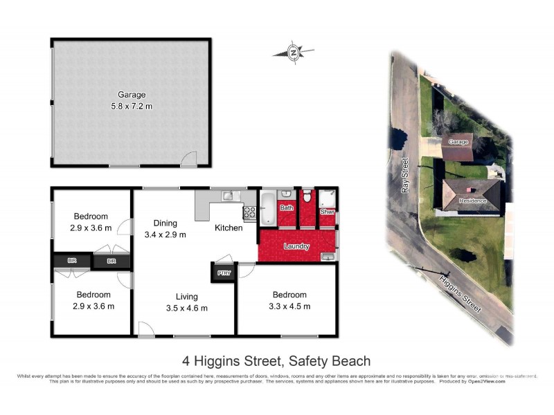 4 Higgins Street, Safety Beach VIC 3936 Floorplan