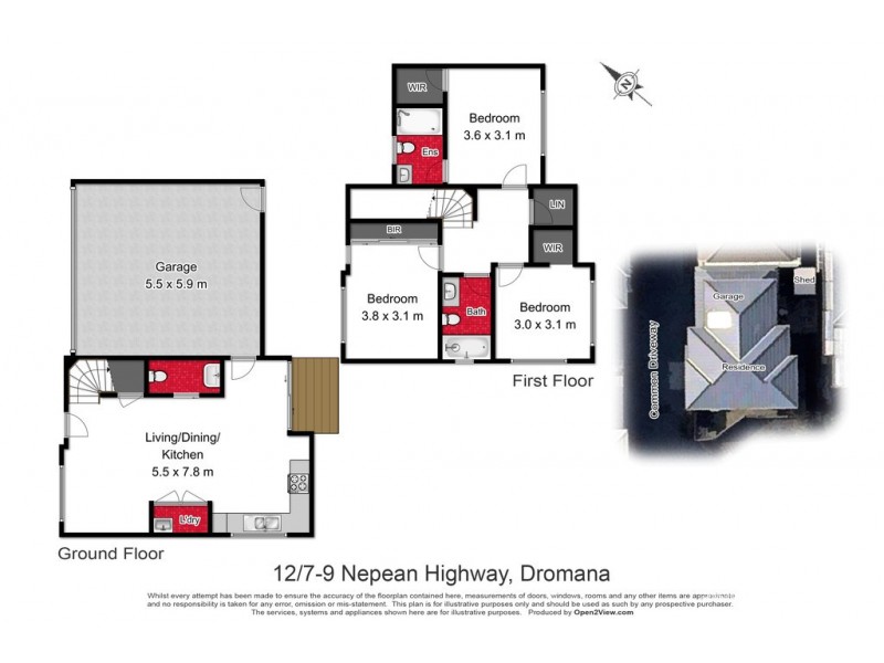 12/7-9 Nepean Highway, Safety Beach VIC 3936 Floorplan