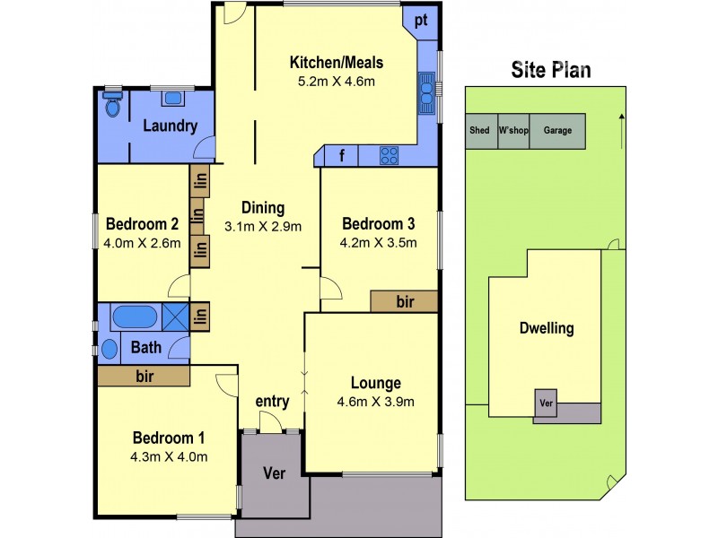 62 Liston Avenue, Reservoir VIC 3073 Floorplan
