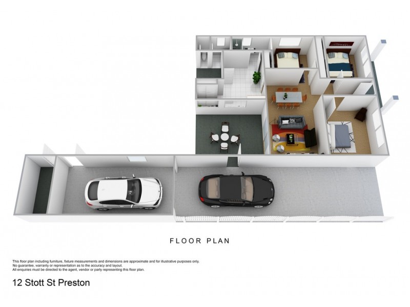 12 Stott Street, Preston VIC 3072 Floorplan