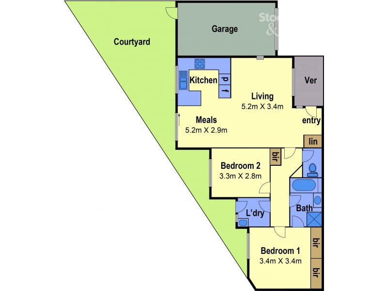 8/35-37 Darebin Boulevard, Reservoir VIC 3073 Floorplan