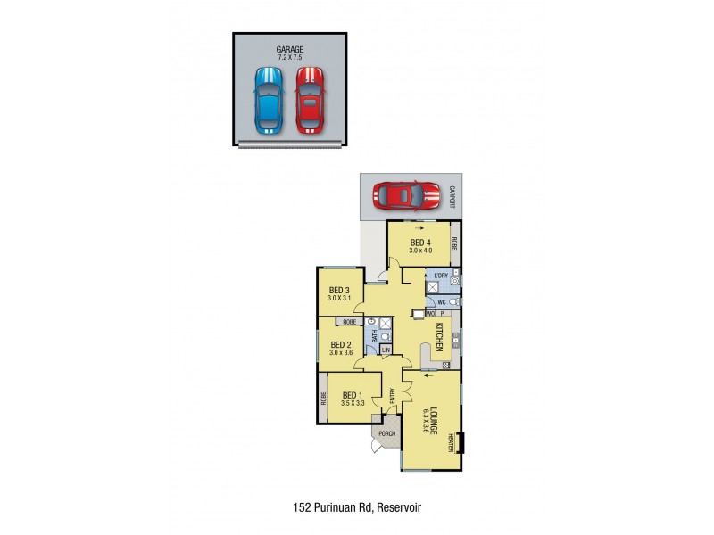 152 Purinuan Road, Reservoir VIC 3073 Floorplan