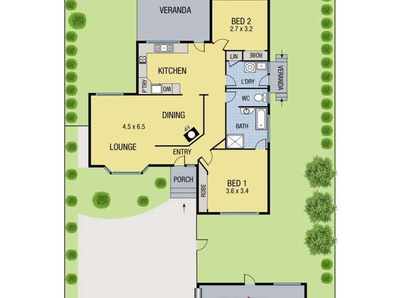 2/85 Thackeray Road, Reservoir VIC 3073 Floorplan