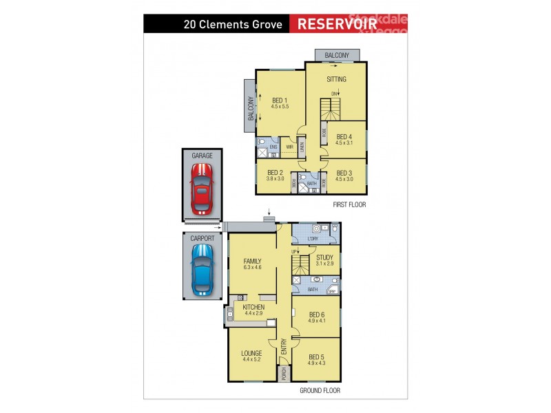 20 Clements Grove, Reservoir VIC 3073 Floorplan