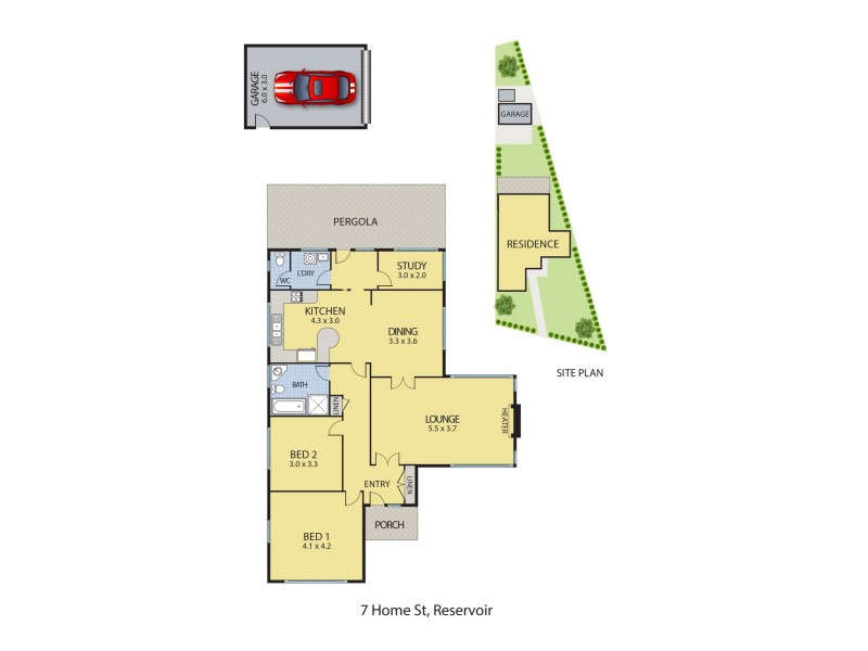 7 Home Street, Reservoir VIC 3073 Floorplan