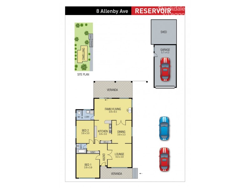 8 Allenby Avenue, Reservoir VIC 3073 Floorplan