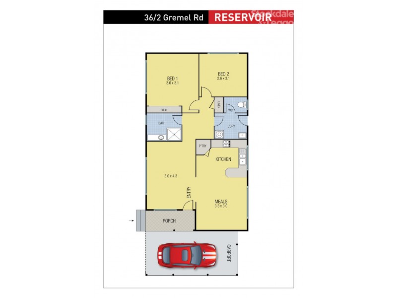 36/2 Gremel Road, Reservoir VIC 3073 Floorplan