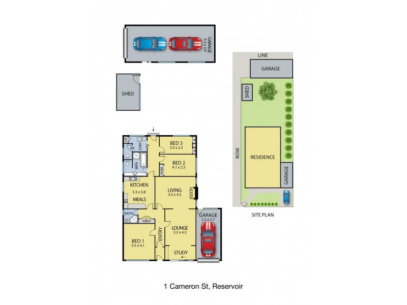 1 Cameron Street, Reservoir VIC 3073 Floorplan