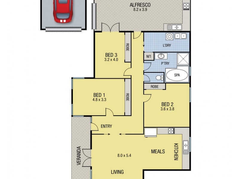 100 North Road, Reservoir VIC 3073 Floorplan