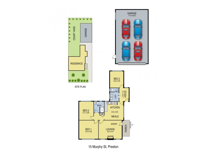 15 Murphy Street, Preston VIC 3072 Floorplan