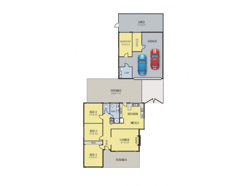 6 Tracey Street, Reservoir VIC 3073 Floorplan