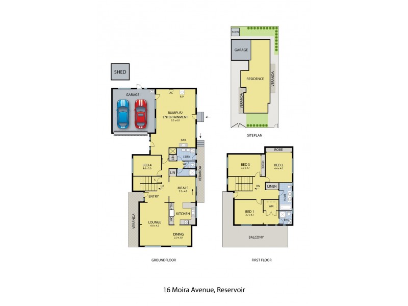 16 Moira Avenue, Reservoir VIC 3073 Floorplan