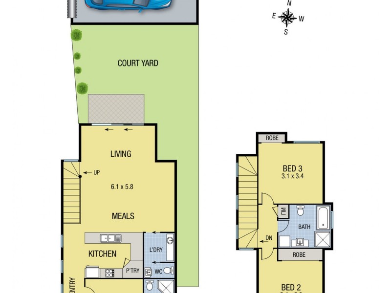 4/80 Northernhay Street, Reservoir VIC 3073 Floorplan