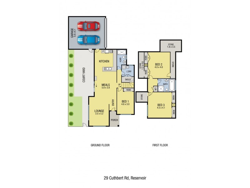29 Cuthbert Road, Reservoir VIC 3073 Floorplan