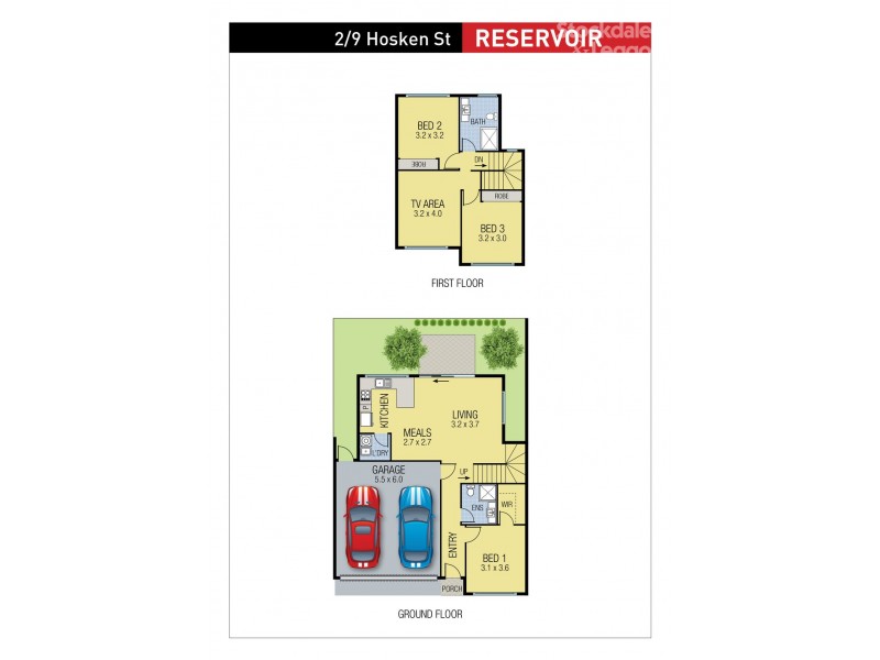 2/9 Hosken Street, Reservoir VIC 3073 Floorplan