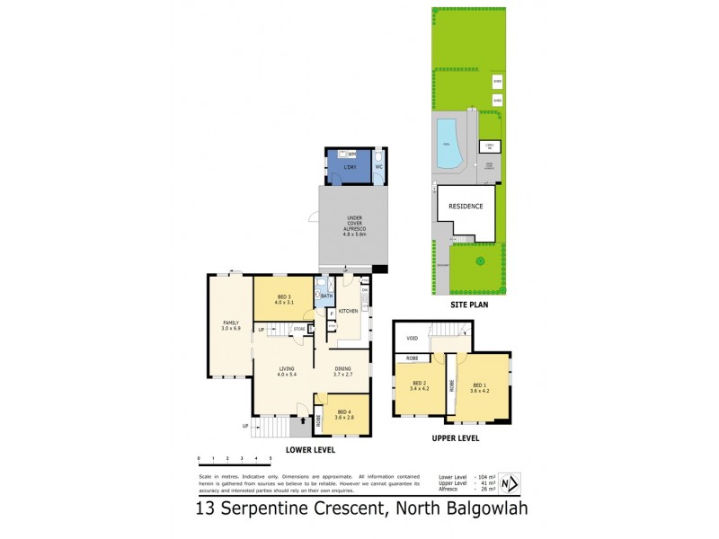 13 Serpentine Crescent, North Balgowlah NSW 2093 Floorplan