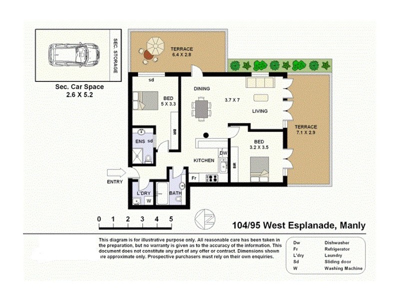 104/95 West Esplanade, Manly NSW 2095 Floorplan