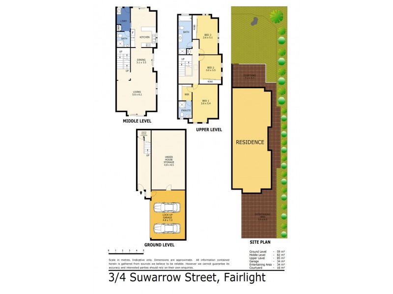 3/4 Suwarrow Street, Fairlight NSW 2094 Floorplan
