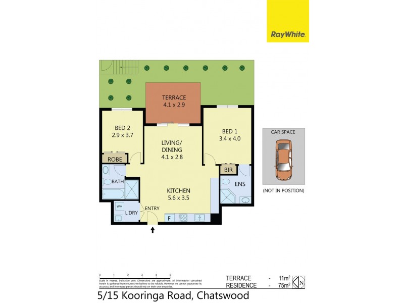 5/15 Kooringa Road, Chatswood NSW 2067 Floorplan