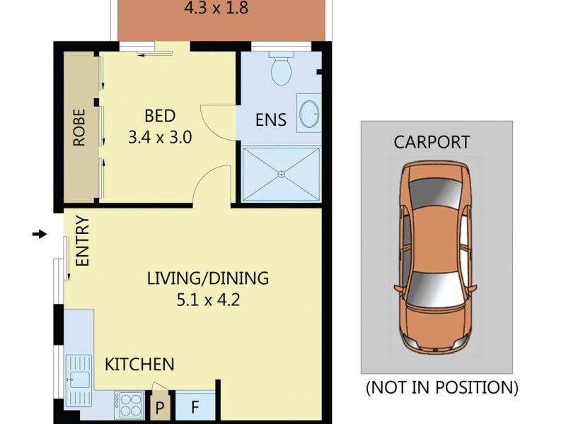 4/8 Fairway Close, Manly Vale NSW 2093 Floorplan