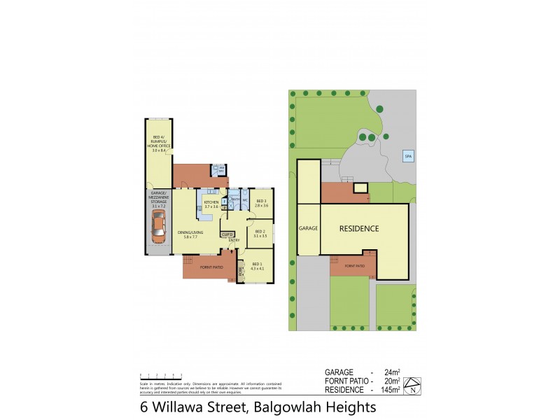 6 Willawa Street, Balgowlah Heights NSW 2093 Floorplan