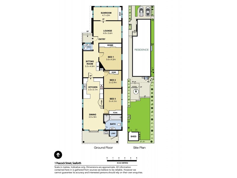 1 Peacock Street, Seaforth NSW 2092 Floorplan