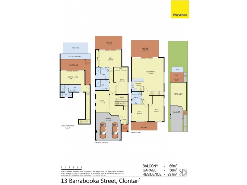 13 Barrabooka Street, Clontarf NSW 2093 Floorplan