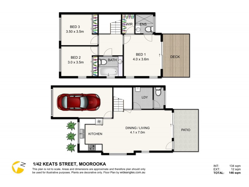 1/42 Keats Street, Moorooka QLD 4105 Floorplan