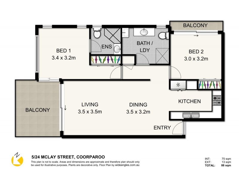 5/24 McLay Street, Coorparoo QLD 4151 Floorplan