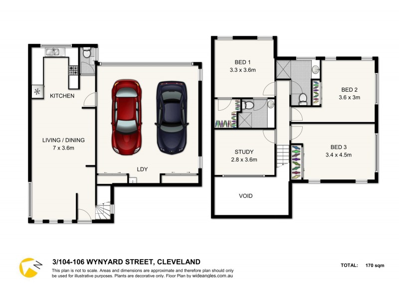 3/104-106 Wynyard Street, Cleveland QLD 4163 Floorplan